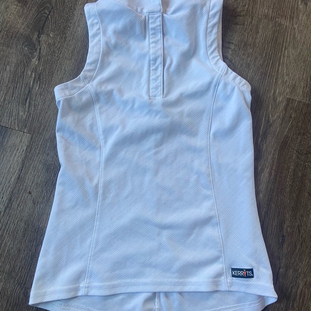Kerrits Sleeveless White Top